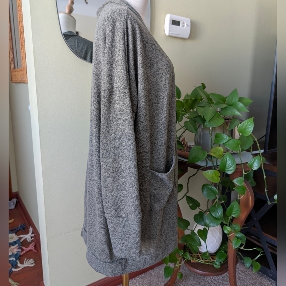 Rue21 Women's Size XL Gray Open Front Cardigan Sweater - Picture 3 of 10